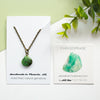 Chrysoprase Teardrop Necklace Meaning