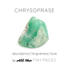 Chrysoprase Nugget Dainty Necklace - Coastal Collection