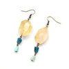 Citrine Drop Earrings - Natural Gemstone Jewelry