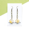 Citrine Flower Drop Earrings