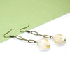 Citrine Flower Drop Earrings