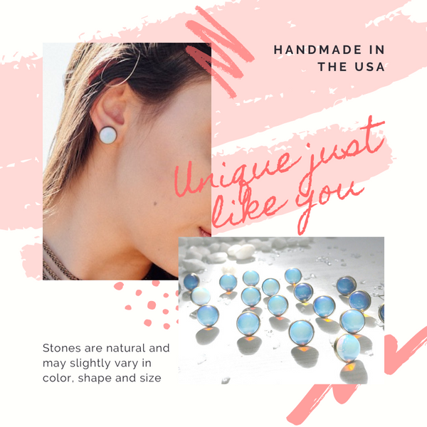 Opalite Post Earrings