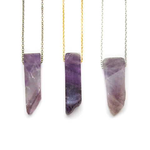 Crown Chakra Necklace - Amethyst Necklace