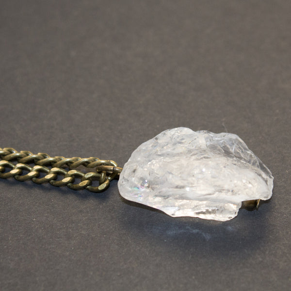 Raw Crystal Choker - Natural Gemstone Jewelry