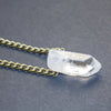 Large Crystal Point Choker - Natural Gemstone Jewelry