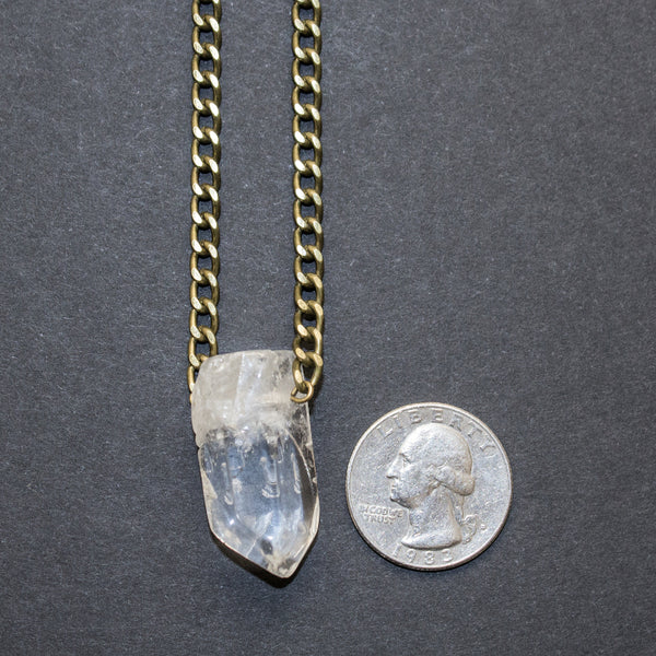 Large Crystal Point Choker - Natural Gemstone Jewelry
