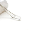 Crystal Quartz Double Point Necklace - Natural Gemstone Jewelry