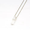 Crystal Quartz Double Point Necklace - Natural Gemstone Jewelry