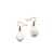 Crystal Quartz Druzy Earrings - Natural Gemstone Jewelry