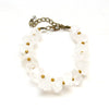 Crystal Quartz Nugget Bracelet - Natural Gemstone Jewelry