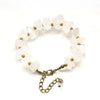 Crystal Quartz Nugget Bracelet - Natural Gemstone Jewelry