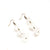 Crystal Quartz Nugget Earrings - Natural Gemstone Jewelry