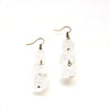 Crystal Quartz Nugget Earrings - Natural Gemstone Jewelry