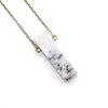 Dainty African Opal Necklace - Handmade Gemstone Jewelry