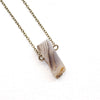 Dainty Agate Necklace - Natural Gemstone Jewelry