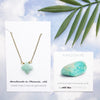 Dainty Amazonite Necklace - Flower