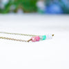 Dainty Beach Vibe Bar Necklace - Coastal Collection