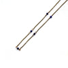 Dainty Beaded Lapis Lazuli Choker - Natural Gemstone Jewelry