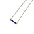 Dainty Lapis Lazuli Bar Necklace - Natural Gemstone Jewelry