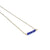 Dainty Lapis Lazuli Bar Necklace - Natural Gemstone Jewelry