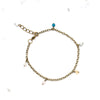 Dainty Multi Gemstone Anklet - Natural Gemstone Jewelry