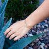 Dainty Prehnite Bracelet Model