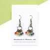 Dainty Rainbow Blossom Earrings