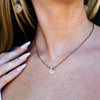 Dainty Rainbow Moonstone Necklace - Moon