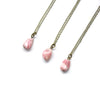 Dainty Rhodochrosite Nugget Necklace - Coastal Collection