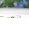 Dainty Rhodochrosite Nugget Necklace - Coastal Collection