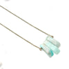 Dainty Tri Amazonite Necklace