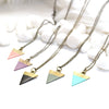 Dainty Triangle Necklace - Southwestern Jewelry