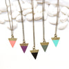 Dainty Triangle Necklace - Southwestern Jewelry