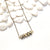 Dalmatian Jasper Bar Necklace - Natural Gemstone Necklace