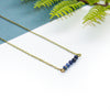 Sapphire Necklace - Bar