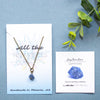 Sapphire Necklace - Raw