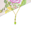 Peridot Necklace - Drop