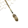 Feather and Agate Necklace - Southwestern Boho Jewelry