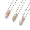 Flower Agate Double Point Necklace - Coastal Collection