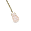 Flower Agate Fan Necklace - Coastal Collection