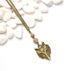 Fox and Agate Necklace - Southwestern Boho Jewelry
