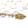 Fox and Agate Necklace - Southwestern Boho Jewelry