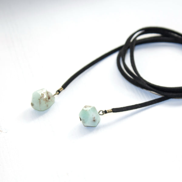 Chrysoprase Gemstone Wrap - Natural Gemstone Jewelry