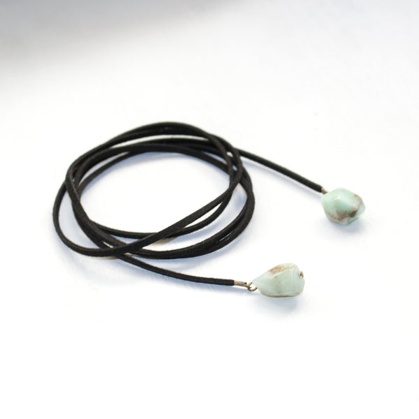 Chrysoprase Gemstone Wrap - Natural Gemstone Jewelry