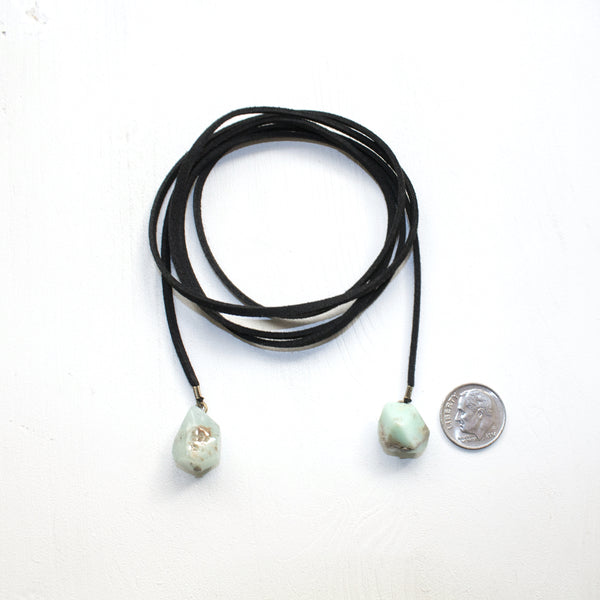 Chrysoprase Gemstone Wrap - Natural Gemstone Jewelry