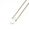 Geometric Crystal Quartz Necklace - Natural Gemstone Jewelry