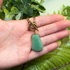 Green Aventurine Toggle Necklace Up Close