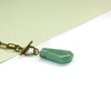 Green Aventurine Toggle Necklace Side