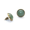 green aventurine earrings