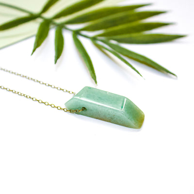green aventurine necklace